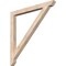 Ekena Millwork Traditional Slat Smooth Bracket, Douglas Fir, 3 1/2"W x 44"D x 44"H BKT04X44X44TRA06SDF - alternate 1